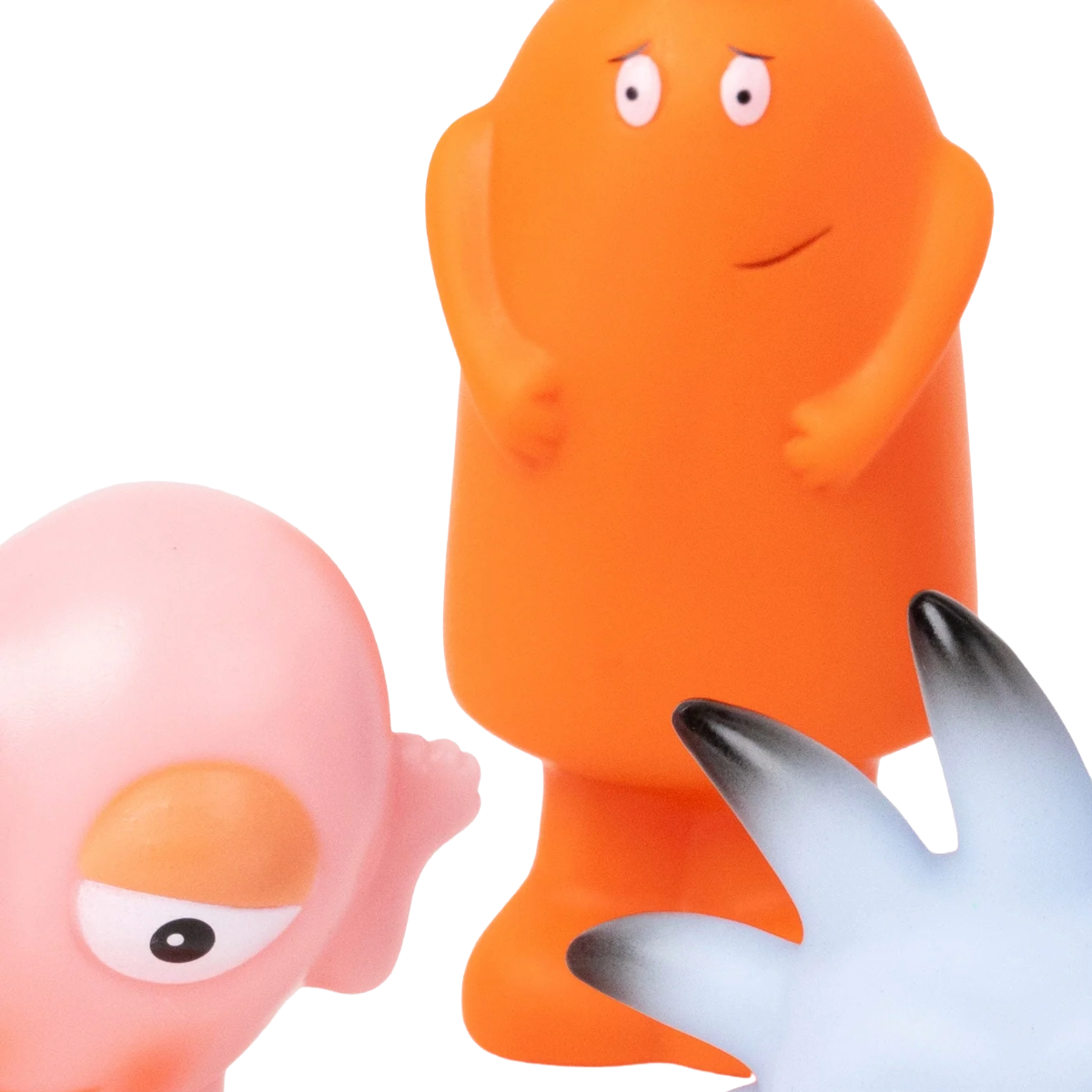 Figurer i naturgummi - Gs set 6 olika