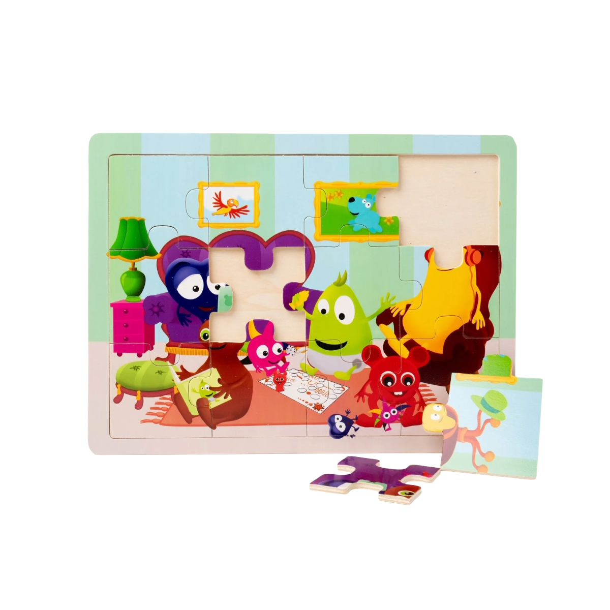 Babblarna Pussel Vardagsrum (12-bitar)