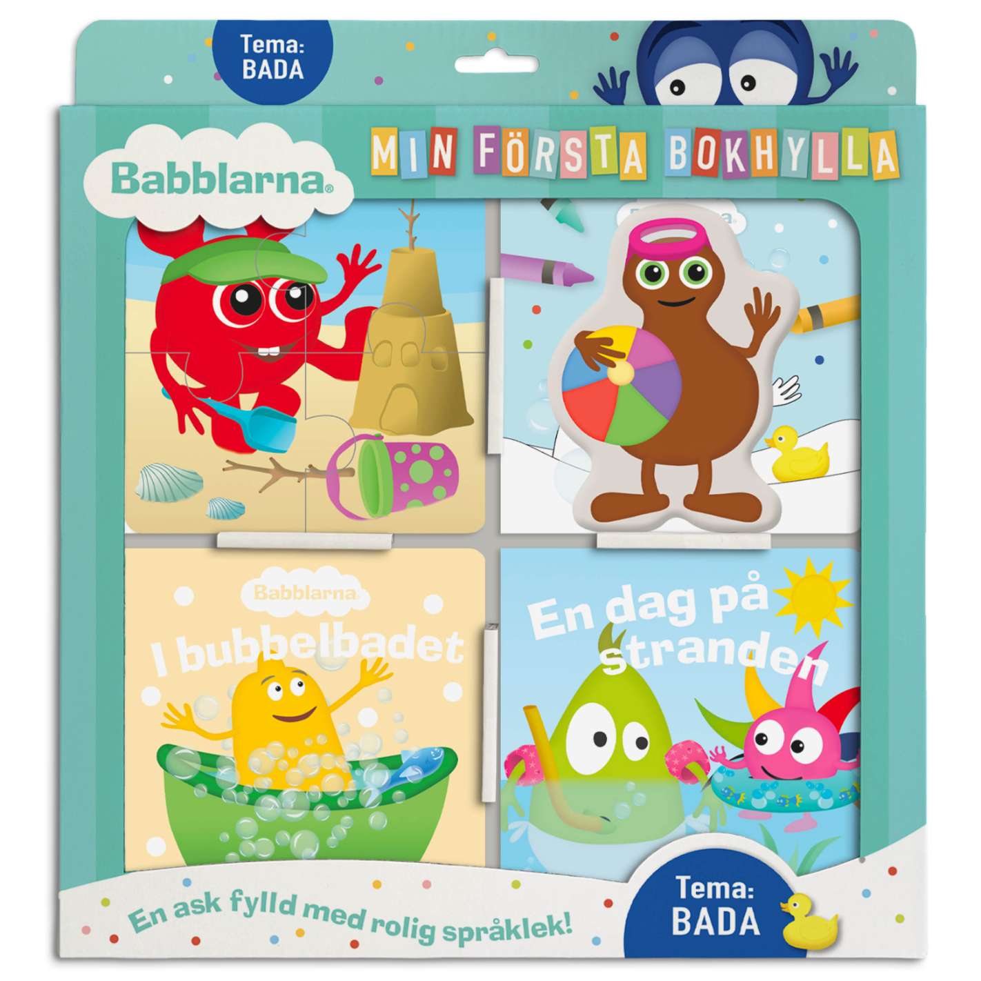 Min första bokhylla, Tema BADA