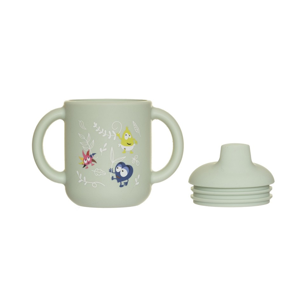 Silikonmugg med lock, I naturen